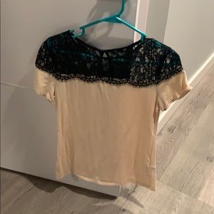 H&M T-shirt with lace top